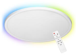 Adviti LED mennyezeti lámpa távirányítóval RGB- CCT fehér 36w 3500 lm