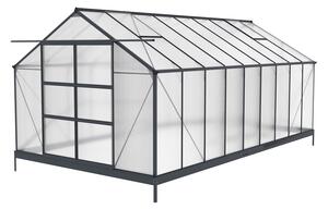 Azalia alumínium üvegház 2,5 x 5,5 m CoverTech antracit