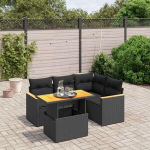 VidaXL Polyrattan Kerti Kanapé 5 részes szett