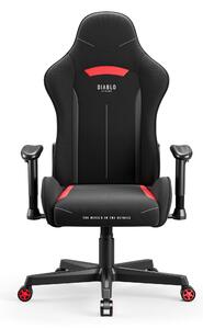 Diablo X-Starter szövet gamer szék Átlagos méret: Fekete-piros