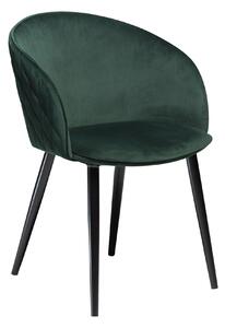 Dual smaragdzöld bársony szék