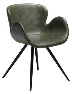 Gaia vintage zöld textilbőr szék