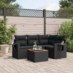 VidaXL 5 részes Polyrattan Kerti Kanapé Szett