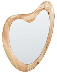 Falitükör NEURE 90 cm 77 cm Fenyőfa Természetes