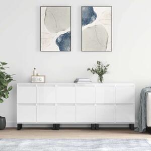 VidaXL Tálalószekrény - 3 db - Fehér - 180x35x70 cm