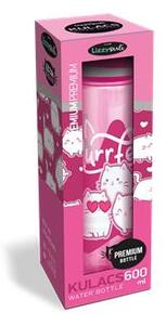 Kulacs, 600 ml, LIZZYSULI, Kit tok Stars Purrfect (TICLK600KS)