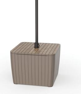 Keter Luzon Deco ashwood / cappuccino kerti asztal