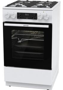 Gorenje GKS5C75WF Kombinált tűzhely 70L, 4 főzőzóna, FrozenBake, A energiaosztály