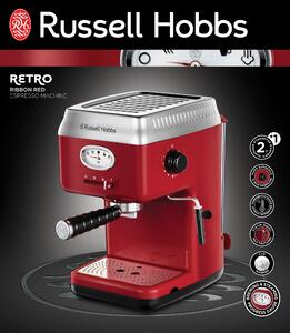 Russell Hobbs 28250-56 Retro Red Espresso kávéfőző