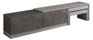 Hanah Home TV állvány Gordion Marble Grey Nest - Gordion Marble, szürke