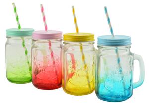 Party Szívószálas bögre 450ml