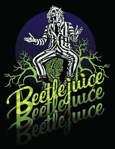 Művészi plakát Beetlejuice - Green roots, (26.7 x 40 cm)