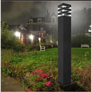 BERGE Square kültéri állólámpa fekete 40cm IP44