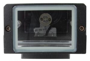 BERGE INEZ kültéri homlokzati / fali lámpa fekete IP44 1xGU10