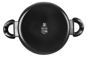 Actuel indukciós zománcozott fazék 30 cm fekete