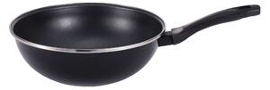 Actuel indukciós wok zománc 28 cm fekete