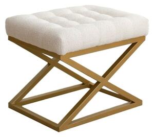 Atelier Del Sofa Altin Capraz puff, krémszínű