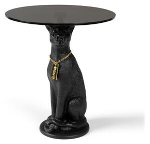 Proudly crowned panther fekete lerakóasztal