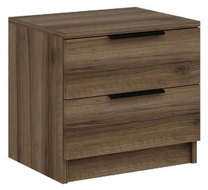 Hanah Home Éjjeliszekrény Walnut Kale Plus - 7911