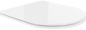 Mexen Mexen, vékony, lassan záródó WC ülőke, duroplast, fehér fényes, 39224000