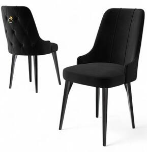 Hanah Home Chair Set (2 Pieces) Black Newa - Black