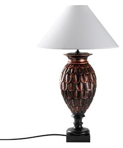 Opviq Asztali Lámpa Barna Fehér ELEGANZE-5305