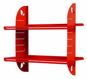 Hanah Home Dekoratív fém fali polc Piros Vlnt126R3020
