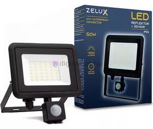 Zelux Led Reflektor 50W IP65 NW 4000K Mozgásérzékelős PIR