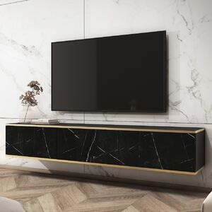 BUTORLINE TV szekrény ARA 175 fekete márvány