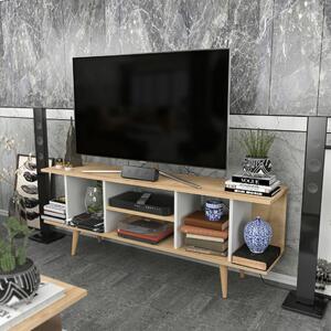 Hanah Home TV állvány Sapphire White Akya - Zafír, Fehér