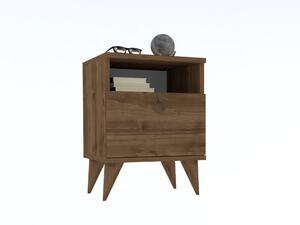 Hanah Home Barlo éjjeliszekrény - diófa