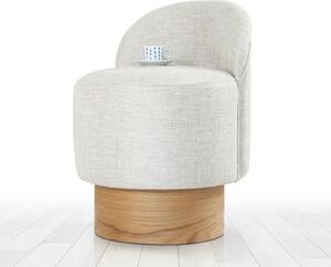 Atelier Del Sofa Pouffe Light Grey Barren Puff - Világosszürke