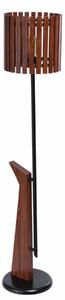 Opviq Floor Lamp Walnut Black 8956-5
