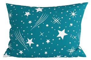 Polipamut párnahuzat NIGHT SKY POLY 70x90 cm, türkiz