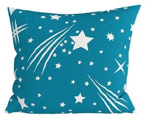 Polipamut párnahuzat NIGHT SKY POLY 45x45 cm, türkiz