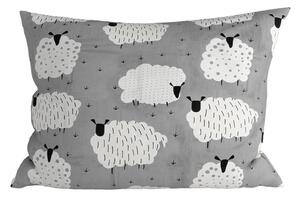 Polipamut párnahuzat SHEEP POLY 70x90 cm, szürke