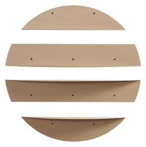 Hanah Home Dekoratív Fém Fali Polc Taupe Vlnt118Cp