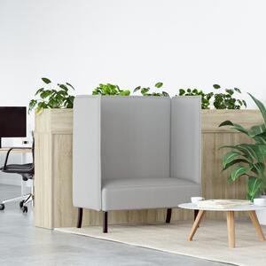 VidaXL Magas háttámlás szófák Felhős szürke 109 x 56 x 121 cm szövet