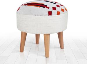 Atelier Del Sofa Puff White Farm - Fehér