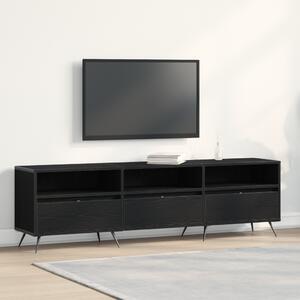 TV Szekrény Fekete 150x30x44,5 cm Műanyag