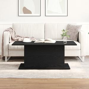 Fekete Tölgy Kávézóasztal 102x55,5x40 cm Szerelt Fa