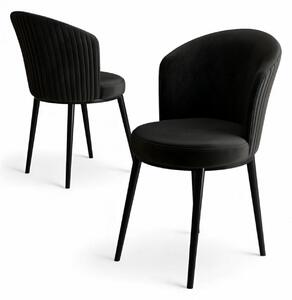 Hanah Home szék szett (2 darab) Risa fekete - fekete