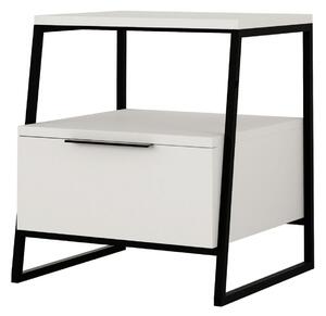 Hanah Home Éjjeliszekrény White Black Pal - White v2