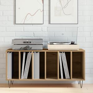 Hanglemez szekrény polcokkal Régi fa 100 x 38 x 48 cm Faanyag
