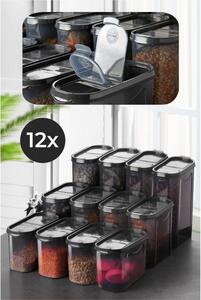 12 darabos konyhai tárolóeszköz készlet