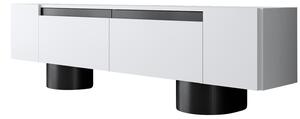 Hanah Home TV-állvány fehér, fekete Bohem - fehér, fekete