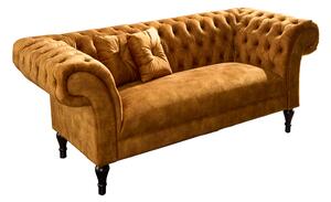 Paris Chesterfield sárga színű kanapé