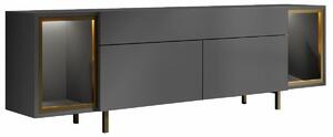 Hanah Home Zenith TV állvány, antracit/arany