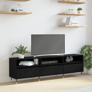 TV szekrény Fekete tölgy 150 x 30 x 45 cm Faanyag