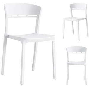 Fehér műanyag szék COCO